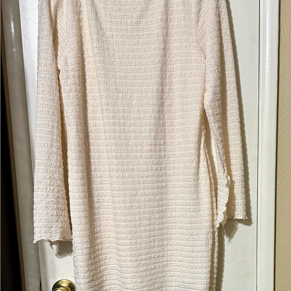Wild Fable Cream Long Sleeve Dress